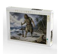 Puzzle · Robinson Crusoe/Daniel Defoe 1719 | Niemand kennt den wahren Wert der Dinge r sie verloren hat · 1000 pièces · Format assemblé 64 × 48 cm · CALVENDO Puzzle