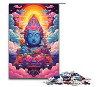 Puzzle Robot Bouddha 1000 pièces par SplattersLots de Puzzles pour Adultes épais et colorés Jeu Familial Amusant Anti Stress défi Difficile 75 x 50 cm