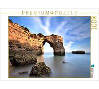 Puzzle · Rochers près de Benagil | Des formations rocheuses étranges en grès près de Benagil · 1000 pièces · Format assemblé 64 × 48 cm · CALVENDO Puzzle