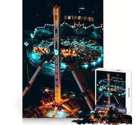 Puzzle Rock 'n' Roll Ride 1000 pièces pour Adolescents, Jeu Intelligent, Jeu de Groupe, Assemblage d'image, décoration Murale (38x26cm)