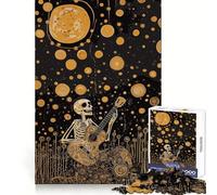 Puzzle Rock N Roll with The Stars pour Adultes, 1000 pièces, Difficile, idéal pour se ressourcer, Calme et Silencieux, découpe Lisse, Cadeau Classique (38x52cm)
