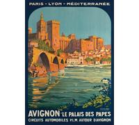 Puzzle roger broders - avignon, le palais des papes, 1922 - 500 pièces
