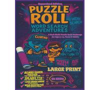 Puzzle Roll Word Search Adventures: A Dark Mode Puzzle Book Challenge for Ages 7-12, Teens & Adults (Supersized Edition)
