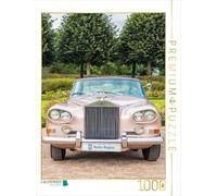 Puzzle · Rolls-Royce Silver Cloud III Coupé à Toit Fixe (Royaume-Uni, 1965 | L'aristocratie britannique dans un élégant or rose, avec la… · 1000 pièces · Format assemblé 64 × 48 cm · CALVENDO Puzzle