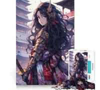 Puzzle Romance Samouraï 1000 pièces pour Adultes Stimule la mémoire Paisible et Amusant Découpe de qualité supérieure Cadeau mémorable (50x75cm)