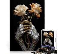 Puzzle Romantique squelettique pour Adolescents, 1000 pièces, renforce la mémoire, Anti-Stress, Bords Lisses, Cadeau de Noël 38x26cm