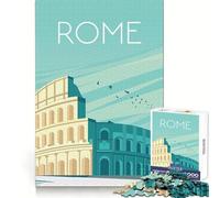 Puzzle Rome 1000 pièces Défi intellectuel,détente paisible,Assemblage sans Couture, (38x26cm)