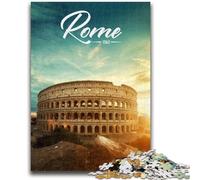 Puzzle Rome 1000 pièces pour Adultes et Adolescents, Anti-Stress, Vacances à la Maison, Passe-Temps, Amour Entre Couples, 1000 pièces (50x75cm)