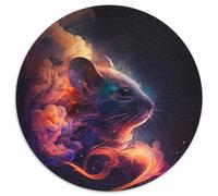 Puzzle Rond 1000 pièces pour Adultes, thème Nébuleuse de la Souris, idéal pour Une soirée de Jeux en Famille, Une décoration d'intérieur et Un entraînement cérébral, 67,5 x 67,5 cm