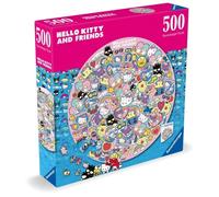 Puzzle rond 500 p Un tourbillon de douceur / Hello Kitty