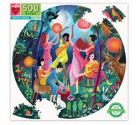 Puzzle rond 500 pièces : Danse de la lune