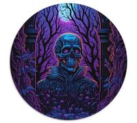 Puzzle Rond de 1 000 pièces « Meurs en Paix », Puzzle en Papier pour Adolescents, Jeux éducatifs familiaux, décoration d'intérieur, Cadeau (67,5x67,5cm)