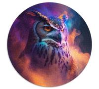 Puzzle Rond de 1 000 pièces pour Adultes, nébuleuse du Hibou, activité éducative pour Les compétences cognitives, amélioration des compétences cognitives, 67,5 x 67,5 cm