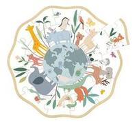 Puzzle rond 24 pcs Le Monde Sarah Betz Vilac
