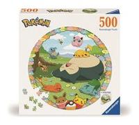 Ravensburger Puzzle rond Pokémon fleuris 500 pièces - Adultes et enfants dès 10 ans