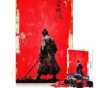 Puzzle Ronin Silhouette 1000 pièces pour Adolescents, Jeu de logique Puissant, Moments en Famille, Bords Nets, Surprise chaleureuse (50x75cm)