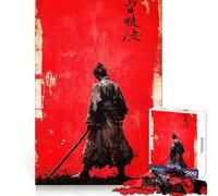 Puzzle Ronin Silhouette pour Adolescents, 1000 pièces, pour stimuler la mémoire et Passer Un Moment de sérénité, Cadeau d'anniversaire de qualité supérieure (38x26cm)