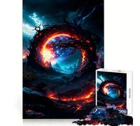 Puzzle Roots of Fire pour Adolescents 1000 pièces Décoration Murale apaisante et Amusante aux découpes nettes (50x75cm)