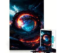 Puzzle Roots of Fire pour Adolescents 1000 pièces Décoration Murale apaisante et Amusante aux découpes nettes (50x75cm)