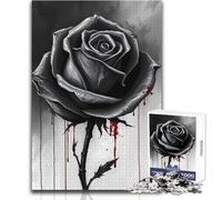 Puzzle Rose Gothique 1000 Pièces pour Adolescents - Jeu de Développement Cognitif et Amusant - Cadeau Spécial et Attentionné - Dimensions:50x75cm