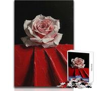 Puzzle Rose Rose Unique pour Adultes, 1000 Pièces, Activité Ludique et Interactive, Cadeau Souvenir et Touchant, Dimensions 38x26cm