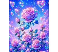 Puzzle Roseraie Rose de 120 Pièces pour Adultes, Puzzles 120 pièces Adultes, Jigsaw Puzzle d'art pour Défi, Puzzles Coloré à Faire soi-même pour la Décoration de la Maison