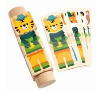Puzzle Rotatif Motricité Fine | Pédagogique, puzzle Cylindrique, pour Crèche