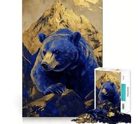 Puzzle Royal Bear 1000 pièces pour Adultes et Adolescents Se Souvenir, Construire Lentement, apprécier, découpe précise, œuvre d'art à Collectionner (38x52cm)