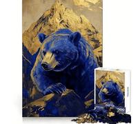 Puzzle Royal Bear 1000 pièces pour Adultes et Adolescents Se Souvenir, Construire Lentement, apprécier, découpe précise, œuvre d'art à Collectionner (38x52cm)