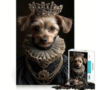 Puzzle Royal Dog pour Adolescents 1000 pièces, Jouet Anti-Stress à Bords tranchants, Cadeau d'anniversaire (50x75cm)