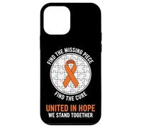 Puzzle Ruban Orange Autisme MS Awareness Unite Hope Coque pour iPhone 12 Mini
