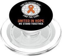 Puzzle Ruban Orange Autisme MS Awareness Unite Hope PopSockets PopGrip pour MagSafe