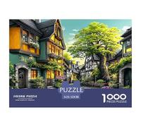 Puzzle Rues de la Ville 1000 Pièces pour Adults Adolescents Et Enfants - Difficile Puzzles Jeu De Patience en Famille 52x38cm/1000pcs