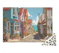 Puzzle Rues européennes 1000 Pièces pour Adults Adolescents Et Enfants - Difficile Puzzles Jeu De Patience en Famille 70x50cm/1000pcs