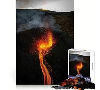 Puzzle Rugissement Volcanique 1000 Pièces pour Adolescents Développe la Réflexion, Loisirs, Plaisir, Bords Nets Cadeau d'hiver (50x75cm)