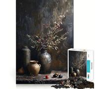 Puzzle Rustic Reverie 1000 pièces pour Adultes Stimule la mémoire Jeu de société Bords Nets Cadeau élégant (50x75cm)