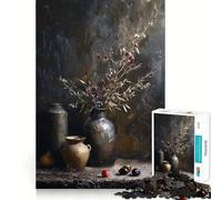 Puzzle Rustic Reverie pour Adultes, 1000 pièces, Jeu de réflexion, Anti-anxiété, pièce de Collection aux découpes soignées (38x26cm)