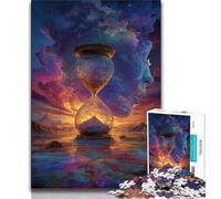 Puzzle sablier Cosmique pour Adolescents, 1 000 pièces, Jeux éducatifs, décoration d'intérieur, idéal pour la décoration de Bureau (50x75cm)