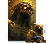 Puzzle Sacrifice de Jésus pour Adolescents 1000 pièces Stimule la mémoire Soulagement de la Tension Bordure serrée Belle œuvre d'art (38x26cm)