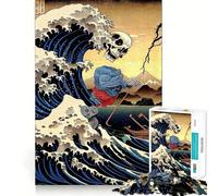 Puzzle Sailing Samurai Vengeance pour Adolescents 1000 pièces Décoration Murale apaisante et Amusante aux découpes nettes (50x75cm)