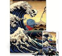 Puzzle Sailing Samurai Vengeance pour Adolescents 1000 pièces Décoration Murale apaisante et Amusante aux découpes nettes (50x75cm)