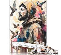 Puzzle Saint François d'Assise 1000 pièces pour Adultes, Jeu Familial, Puzzle pour Adolescents (38 x 26 cm)