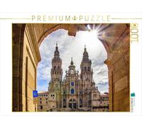 Puzzle · Saint-Jacques-de-Compostelle - La Destination Tant attendue en | ligne de mire · Sur le chemin de Saint-Jacques-de-Compostelle · 1000 pièces · Format assemblé 64 × 48 cm · CALVENDO Puzzle