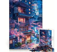 Puzzle Sakura Anime Night Hard pour Adultes, 1000 pièces, défi Mental, Jeu de détente, découpe précise, Cadeau mémorable (50x75cm)