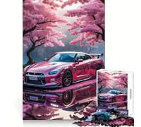 Puzzle Sakura Nissan Skyline GTR 1000 pièces pour Adolescents, Jeu de logique Solide, Moments en Famille, Bords Nets, Surprise chaleureuse (50x75cm)