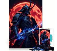 Puzzle samouraï 1000 pièces pour Adolescents, Jeu de réflexion apaisant, qualité supérieure, Cadeau de Noël (50x75cm)