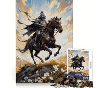 Puzzle samouraï à Cheval 1000 pièces pour Adolescents, Jeu de logique et de réflexion, détente et Divertissement, découpe précise, (38x52cm)