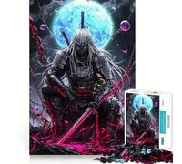 Puzzle samouraï avec épée pour Adultes, 1000 pièces, Jeu de logique Transparente, Loisirs, découpe Parfaite, Cadeau créatif (38x26cm)