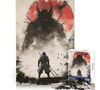 Puzzle samouraï démon Japonais pour Adultes, 1000 pièces, renforce la mémoire, Divertissement Occasionnel, qualité supérieure, Cadeau élégant (50x75cm)