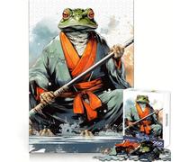 Puzzle samouraï Grenouille 1000 pièces, Jeu d'intelligence et de Relaxation, découpe de précision, pièce de Collection (38x26cm)